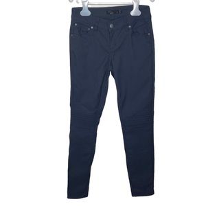 Prana Brenna skinny stretch pants with Moto accents size 0